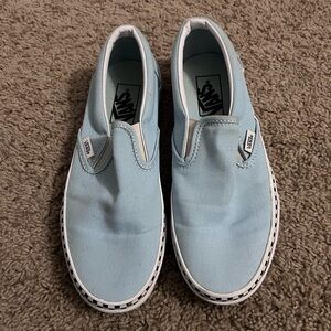 Vans Sky Blue Classic Slip-On Shoes